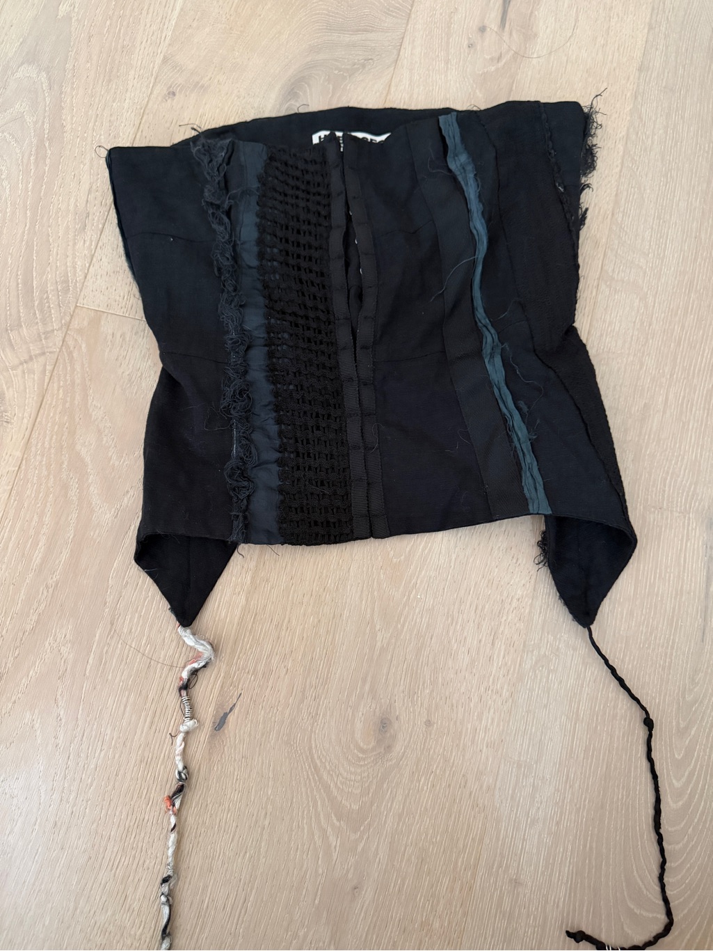 Hyein Seo Patchwork Bustier Corset Top — image 2 of 5